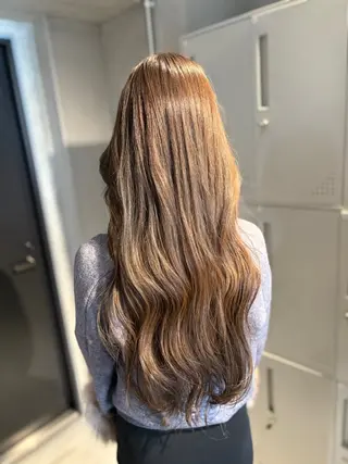 ロング カラー ヘアアレンジ 垢抜け透明感カラー 指名No.1shunのヘアスタイル
