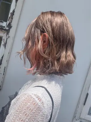 ミディアム カラー marie-anne 浜松元目店のヘアスタイル