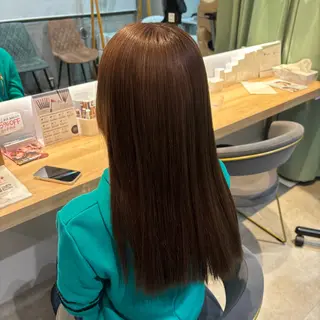 ロング カラー りあの🎀 /暖色カラー🍒のヘアスタイル