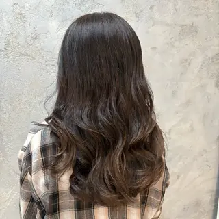 ロング カラー 豊川/Facil/ スズキサクラのヘアスタイル