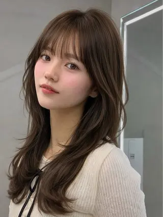 ミディアム カラー 【博多髪質改善】 吉村　清志のヘアスタイル