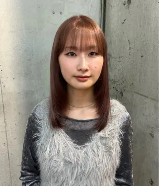 セミロング カラー [lani ] konatsuのヘアスタイル