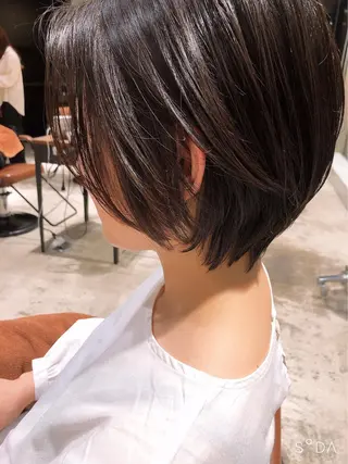 ショート カラー Silk-lei【銀座店】所属・銀座/美髪縮毛矯正 /髪質改善/山本翔華のヘアスタイル