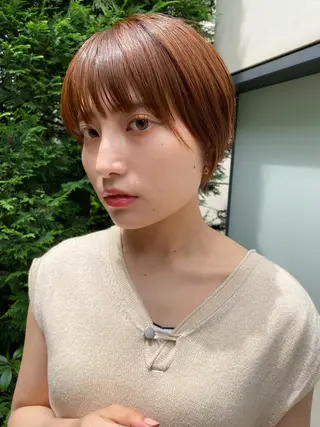 ショート 顔周り/ブリーチなし /縮毛矯正🫧伊勢のヘアスタイル