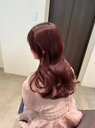 ミディアム カラー ヘアアレンジ i.+omotesando所属・🪞レイヤー/暖色カ ラー🧸mai🎀のヘアスタイル