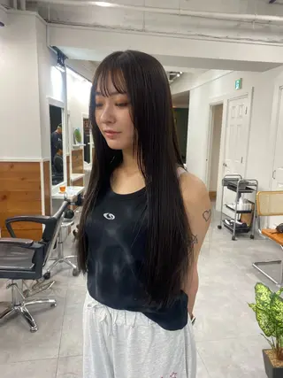 ロング レイヤーボブ/ 艶カラー/サナ🌼のヘアスタイル