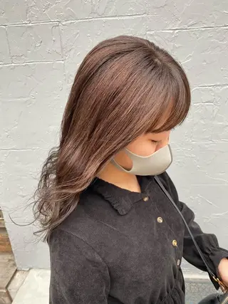 セミロング カラー ヘアアレンジ マツエク・マツパ XENA表参道 MIKUのヘアスタイル