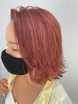 ミディアム C’LD hair  produce /シールドヘア所属・モテ髪/ボブ/ショー ト/アダチフウトのヘアスタイル