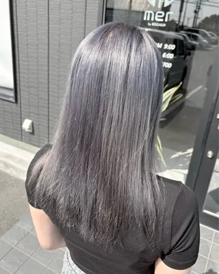 セミロング カラー 🪄くすみカラー❇️ 名塚比奈乃🪄のヘアスタイル