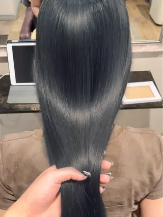 セミロング カラー カラー/韓国レイヤー /ブリーチ/hinaのヘアスタイル