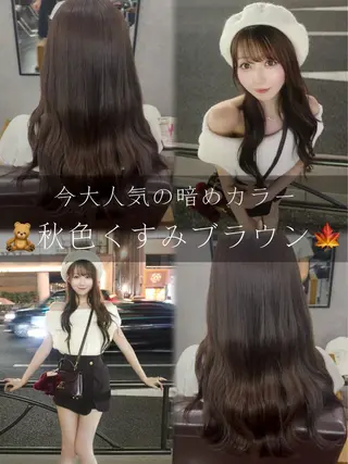 ロング カラー 【ili心斎橋】 🐰清水 梨央🤍のヘアスタイル