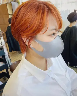 ショート カラー heir studio Baretta所属・山本 銀次郎のヘアスタイル