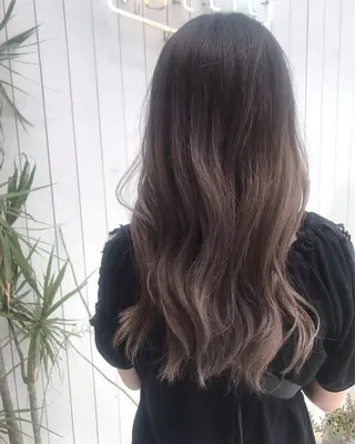 ロング カラー ri saのヘアスタイル