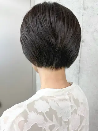 ショート 小顔ボブ/お悩み解決 /ボブパーマ/とういのヘアスタイル