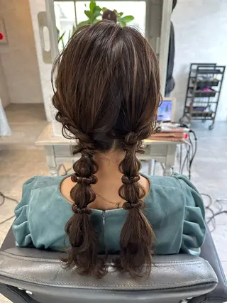 ヘアアレンジ 女性に人気♪ はやしほのかのヘアスタイル