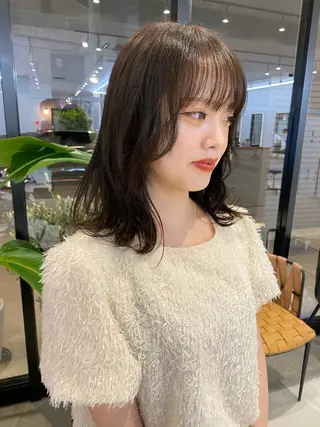 カラー ショート/ボブ特化 似合わせ/山下凌生のヘアスタイル