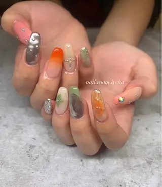 ネイル ﾈｲﾙﾙｰﾑﾘｯｶ 𝐦𝐚𝐲𝐮のネイルデザイン