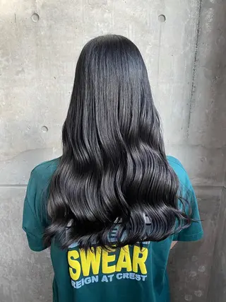 ロング カラー ヘアアレンジ salowin新宿East3階所属・艶美髪/髪質改善 /縮毛矯正/木元渓太のヘアスタイル