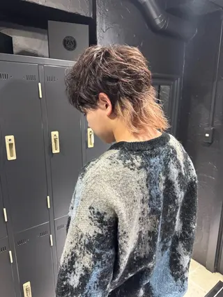 ショート ヘアアレンジ メンズ メンズ専門 美容師✨ アメ村 堀江颯瑛のヘアスタイル