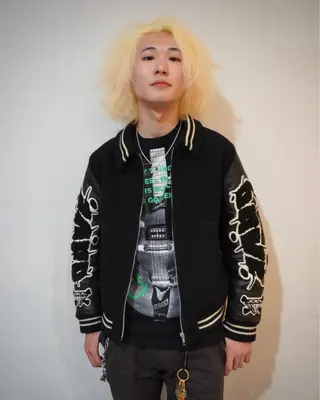 カラー メンズ yll所属・似合わせ/ハイトーン /中目黒/さくらのヘアスタイル