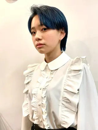 ショート カラー sola方南町所属・原一真/ 外国人ショートヘアのヘアスタイル