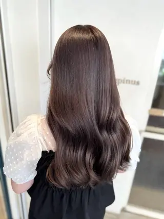 ロング カラー 前田 美桜のヘアスタイル