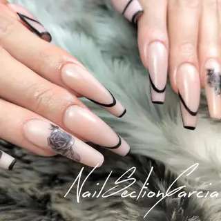 ロング ネイル Yamawaki  by NSGのネイルデザイン