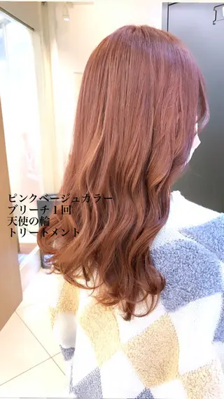 セミロング カラー 似合わせカラー/艶 髪質改善/ヨシザキのヘアスタイル