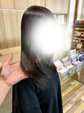 セミロング LAVIERE by R-EVOLUT所属・塙 梨菜🧸🤍のヘアスタイル