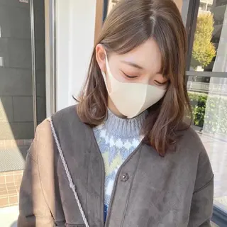 ミディアム カラー MR.GOOD MORNING所属・MR.GOOD MORNINGフジイのヘアスタイル