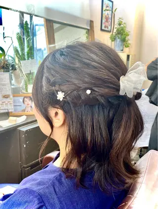 ヘアアレンジ iLuce所属・hair make もりした　ゆうのヘアスタイル