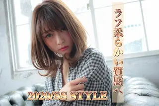 セミロング カラー ELTE表参道所属・✨上品レディーなヘア スタイルへ✨髙木諒也のヘアスタイル