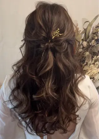 ロング ヘアアレンジ キッズ PLUS縁所属・ヘアメイク10年から 美容師💄Anriのヘアスタイル