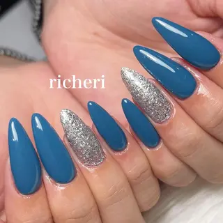 ミディアム ネイル richeri beautyのネイルデザイン