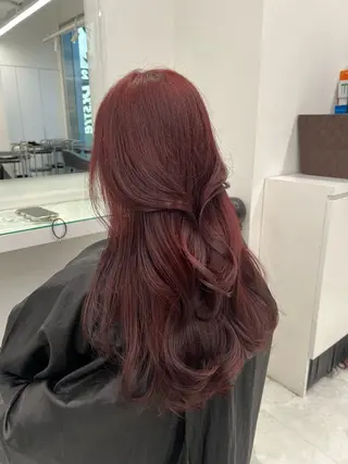 ロング カラー ヘアアレンジ 透明感カラー 艶髪🫧Yumaのヘアスタイル