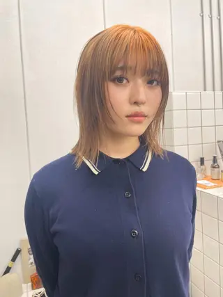 ミディアム カラー 関 京磨のヘアスタイル