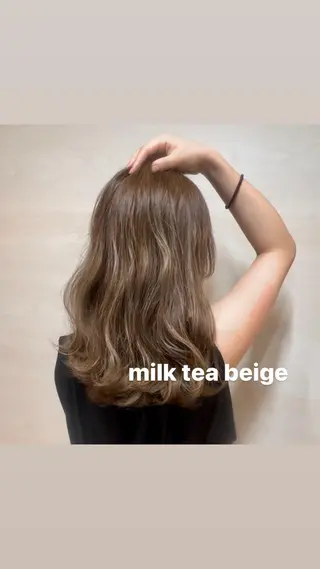 ロング カラー ヘアアレンジ Elsa 神戸三宮【エルサ】所属・小山 侑香のヘアスタイル