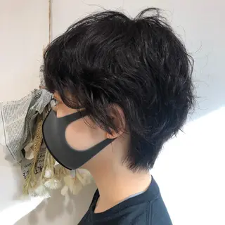 ショート パーマ 松佐 ゆかりのヘアスタイル