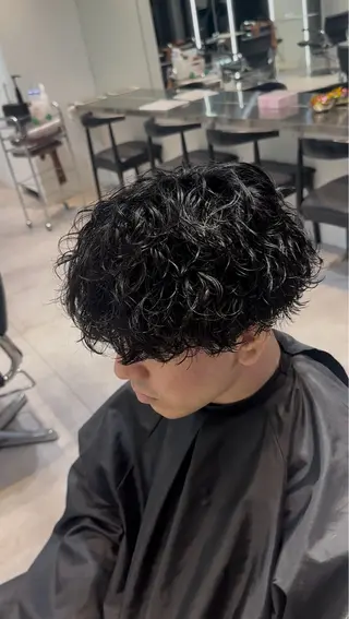 ショート パーマ 似合わせパーマ🔥 河浪  大智のヘアスタイル