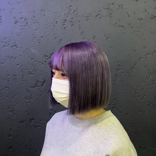 ショート ハイトーンケアカラー コト👱🏻‍♀️のヘアスタイル