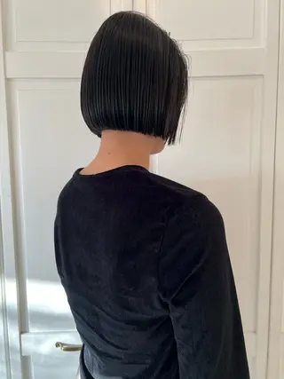 ミディアム ブリーチカラー🎀 韓国風/寺門美優のヘアスタイル