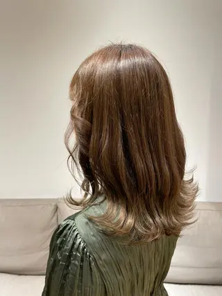 ミディアム カラー uka 東京ミッドタウン 六本木所属・🥀似合わせ🥀 柔らかカラー・タイトのヘアスタイル