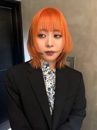 ミディアム カラー デザイン/アレンジ ❤︎イシイレイのヘアスタイル