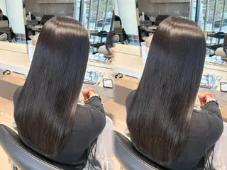 ロング 縮毛矯正/髪質改善/ 斉藤春のヘアスタイル