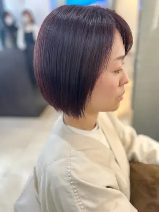 ショート HairLE WIN 銀座所属・Hair LEWIN Fujiのヘアスタイル