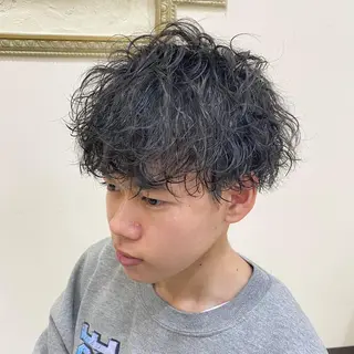 パーマ メンズ 年間2000名担当◎ パーマ職人/仲原佑樹のヘアスタイル