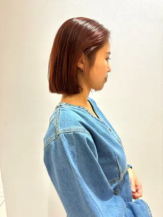 ショート カラー ラブーケ中川中島店 クラタチカコのヘアスタイル