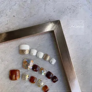 ネイル GRANDE OSU Anna 🧸💛のネイルデザイン