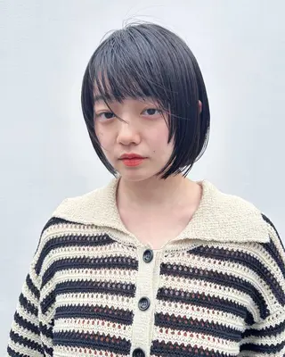 ショート カラー ボブ/ショート 吉田竣のヘアスタイル