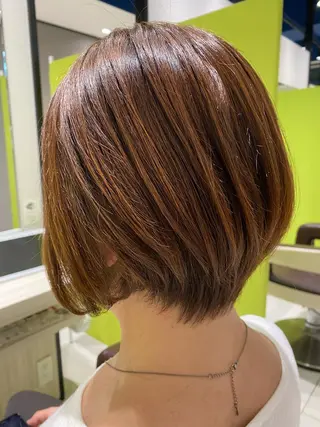 ショート カラー EARTH関内店 地主のヘアスタイル